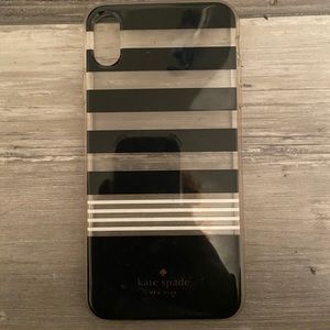 Kate spade black and white case